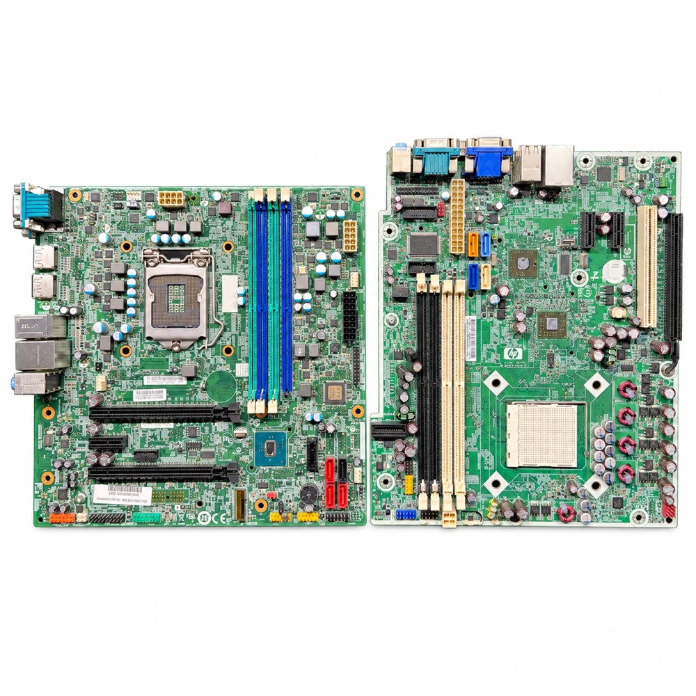 i-Series and AMD Socket Motherboard — representative product photo on a white background